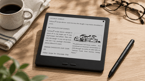 Portable BOOX Tablet Go 7 B/W E Ink Tablet with expandable storage and Bluetooth connectivity