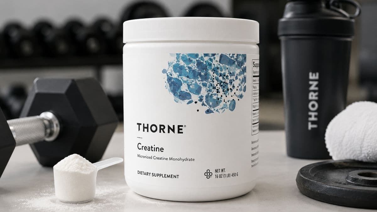 Thorne Creatine Monohydrate for Strength, Recovery, and Cognitive Support